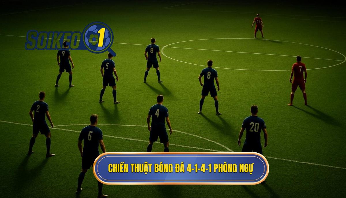 Nền tảng của Chiến thuật bóng đá 4-1-4-1 phòng ngự