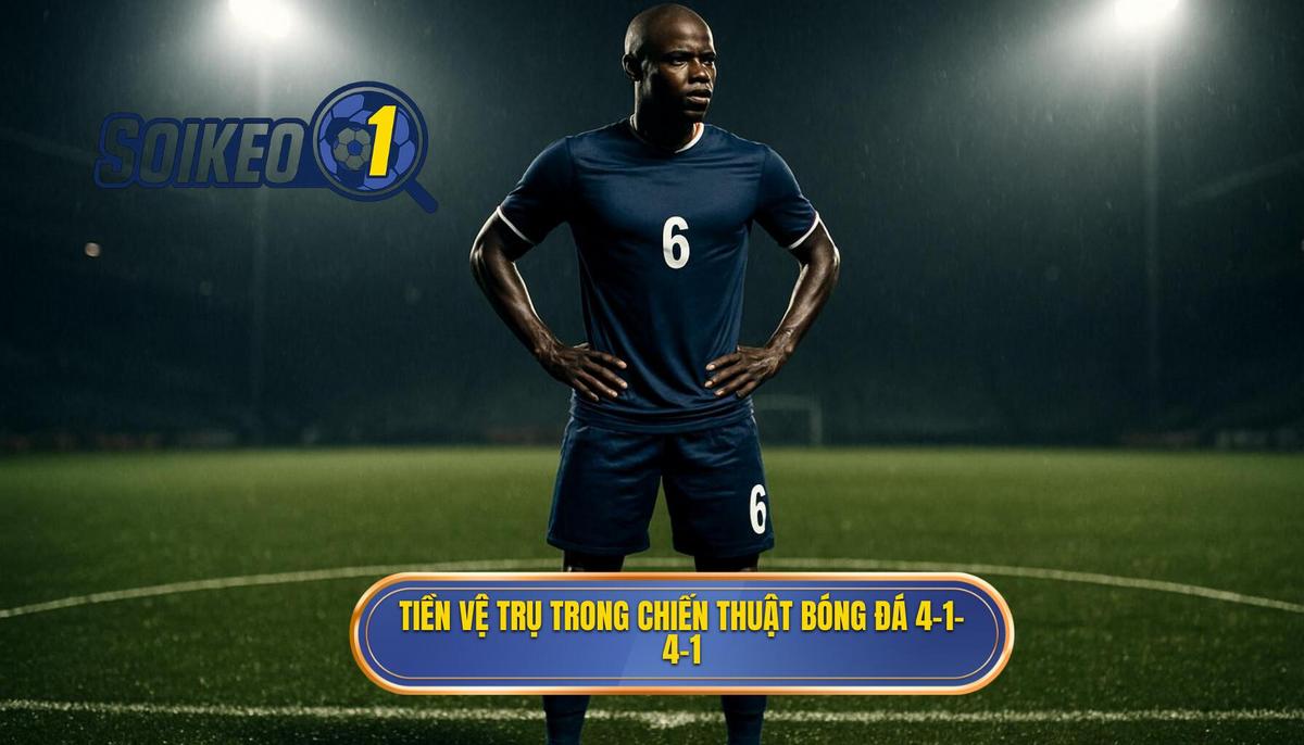 Tiền vệ trụ_ Trái tim của Chiến thuật bóng đá 4-1-4-1 phòng ngự